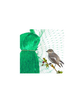 Plasa Anti-pasari 2m x10m din polietilena , 14 g/m2 , ochiuri de 1,5x1.5 cm, verde Verde